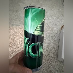 Brand new custom Green and Black Wicked Tumbler